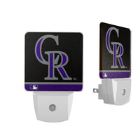 Thumbnail for Colorado Rockies Stripe Night Light 2-Pack-0