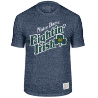 Thumbnail for Notre Dame Fighting Irish Script over Logo Vintage Tshirt