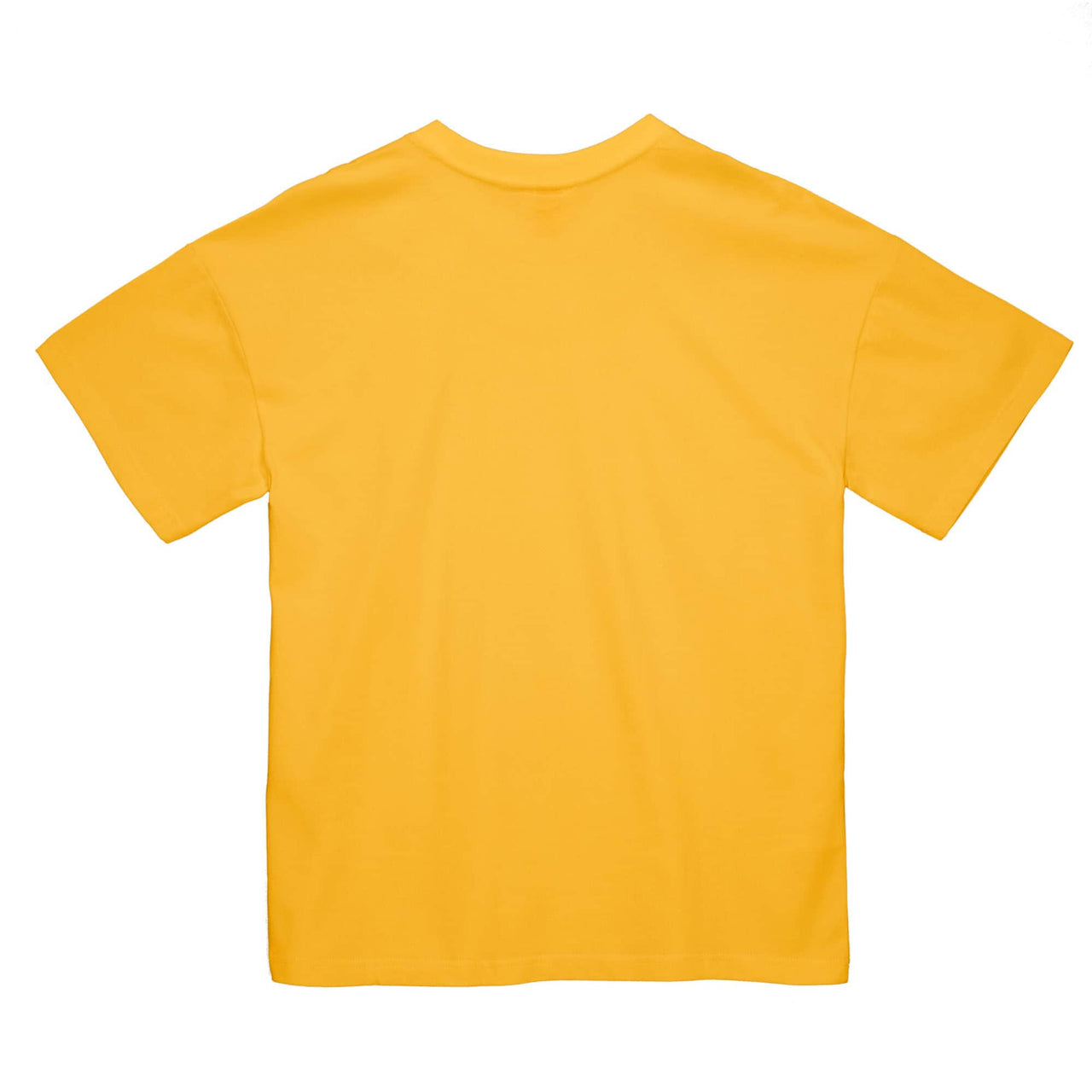 Michigan Wolverines Throwback Arch Logo Gold Tshirt