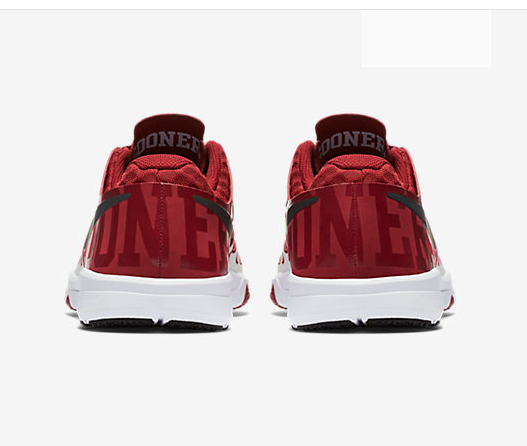 Oklahoma Sooners Nike Train Speed Shoes