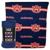 Thumbnail for Auburn Tigers NCAA 3 Row Fleece Throw Blanket (50x60)