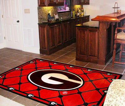 Georgia Bulldogs 4X6 Rug