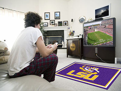 LSU Tigers 4X6 Rug