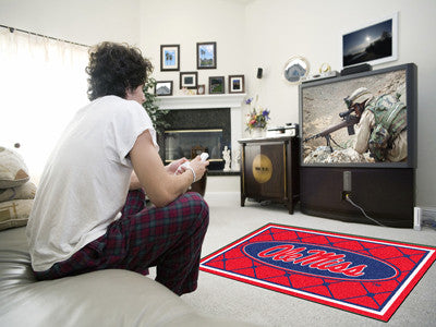 Ole Miss Rebels 4X6 Rug