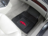 Thumbnail for Arkansas Razorbacks 2-Pc Vinyl Car Mat Set