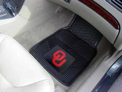 Oklahoma Sooners 2-Pc Vinyl Car Mat Set