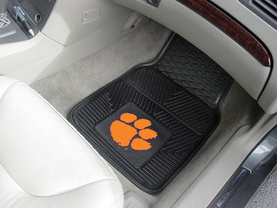 Clemson Tigers 2-Pc Vinyl Car Mat Set