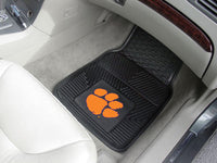 Thumbnail for Clemson Tigers 2-Pc Vinyl Car Mat Set