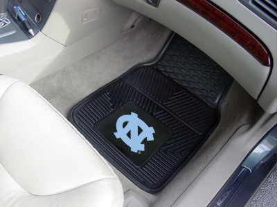 North Carolina Tar Heels 2-Pc Vinyl Car Mat Set