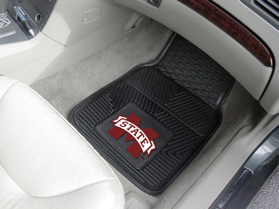 Mississippi State Bulldogs 2-Pc Vinyl Car Mat Set