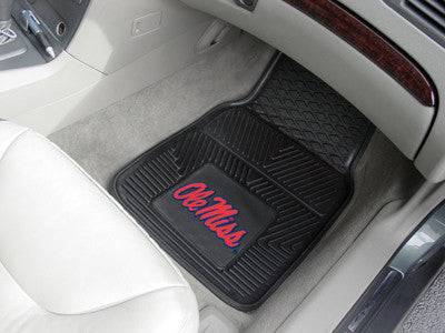 Ole Miss Rebels 2-Pc Vinyl Car Mat Set