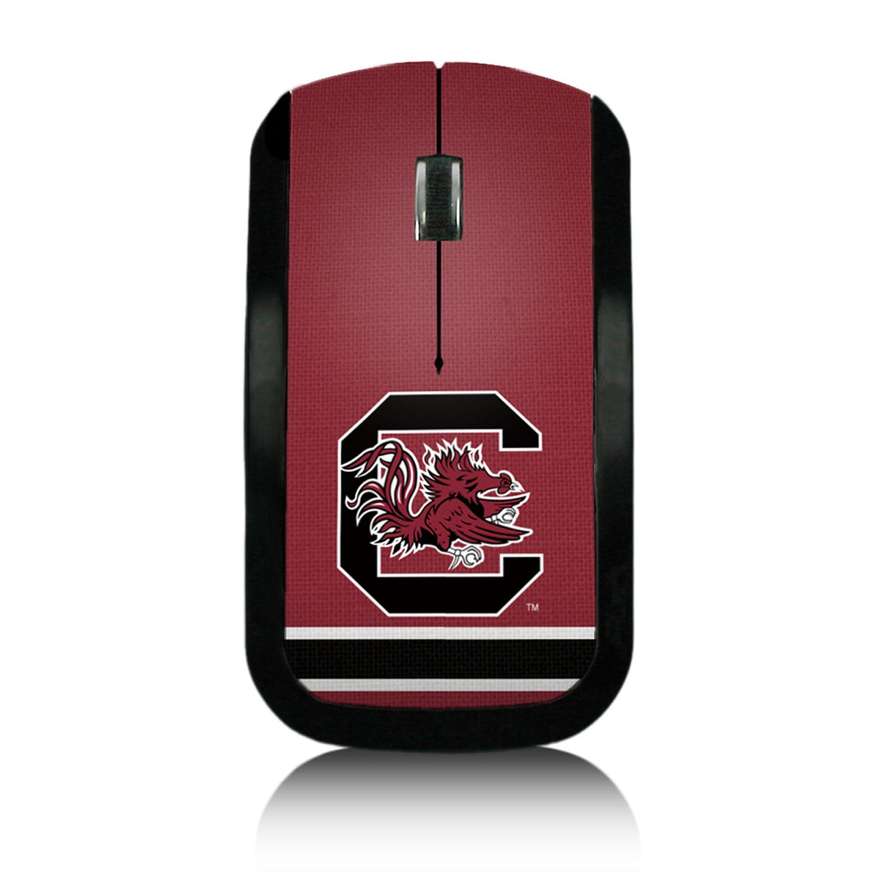 South Carolina Fighting Gamecocks Stripe Wireless USB Mouse-0