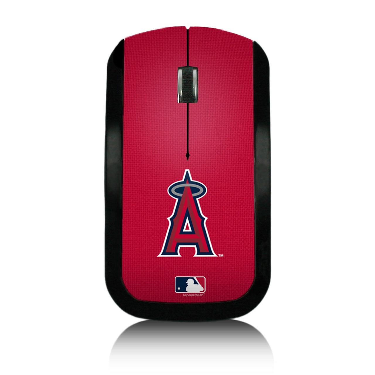 Los Angeles Angels Angels Solid Wireless USB Mouse-0