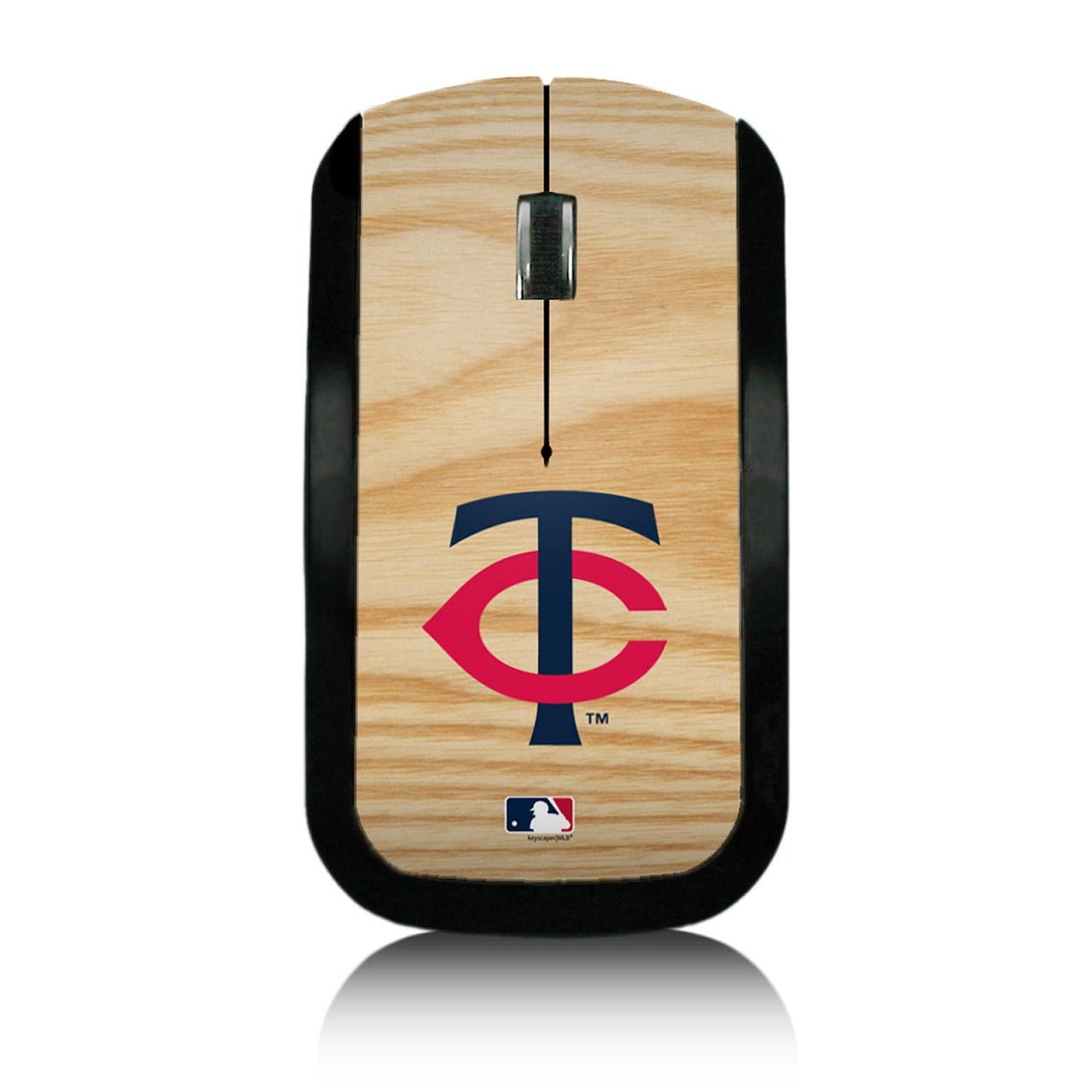 Minnesota Twins Twins Wood Bat Wireless USB Mouse-0