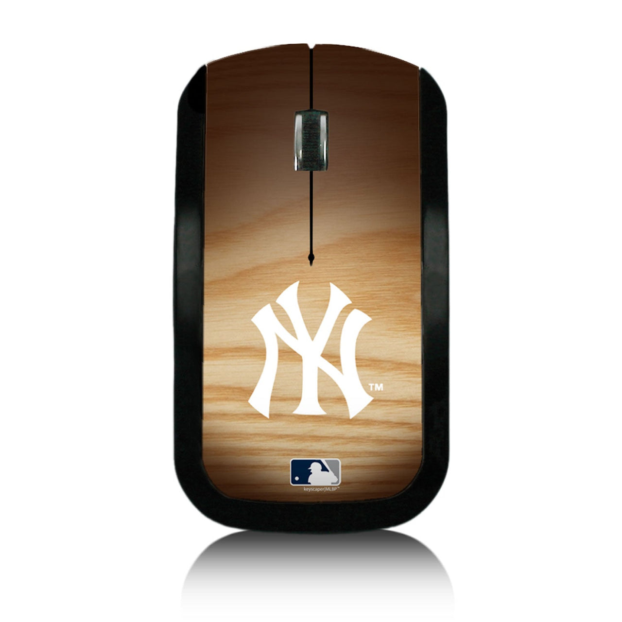 New York Yankees Yankees Wood Bat Wireless USB Mouse-0