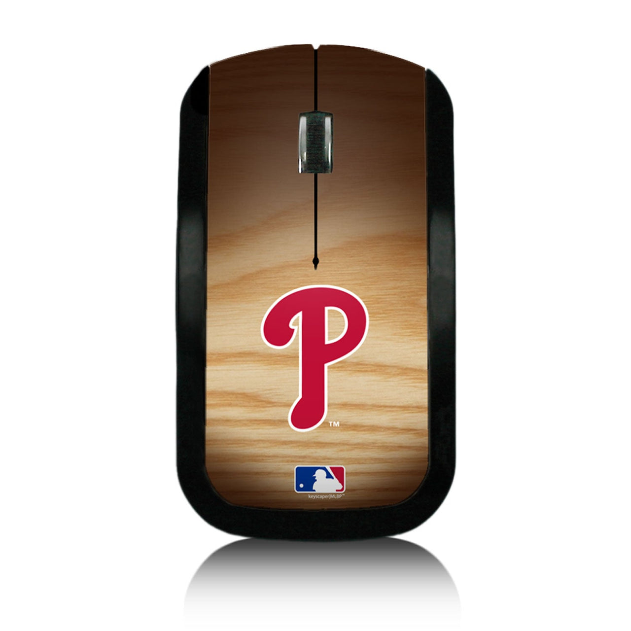 Philadelphia Phillies Wood Bat Wireless Mouse-0