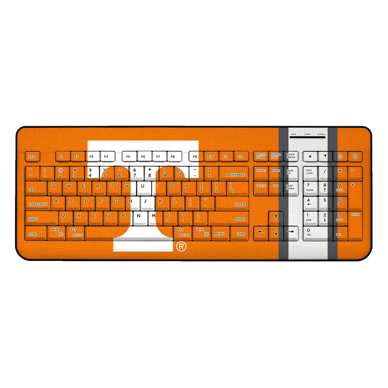 Tennessee Volunteers Stripe Wireless USB Keyboard-0