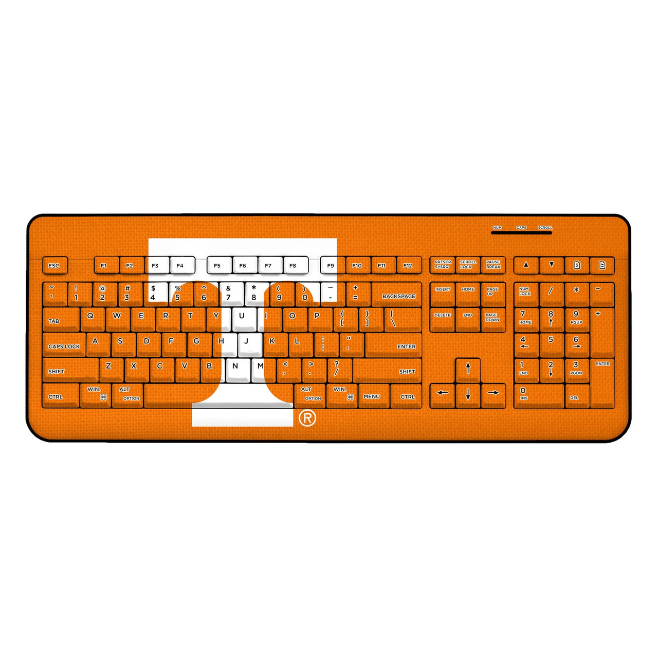 Tennessee Volunteers Solid Wireless USB Keyboard-0