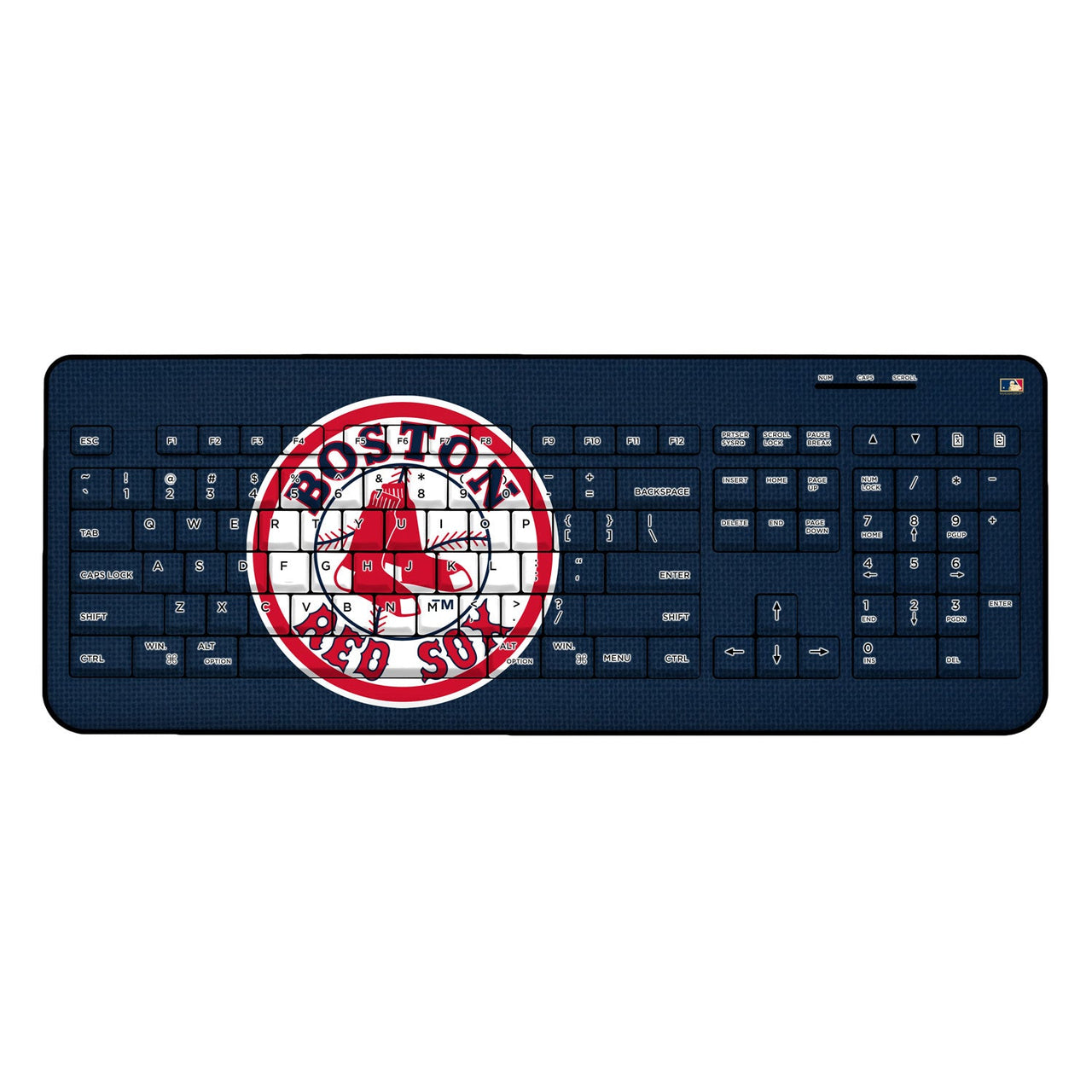 Boston Red Sox 1976-2008 - Cooperstown Collection Solid Wireless USB Keyboard-0