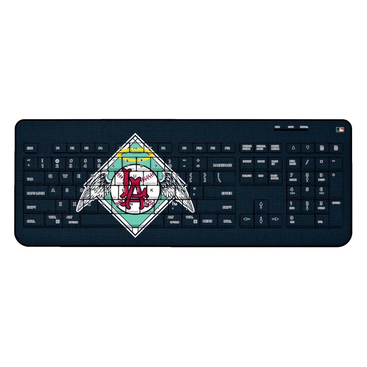 LA Angels 1961-1965 - Cooperstown Collection Solid Wireless USB Keyboard-0