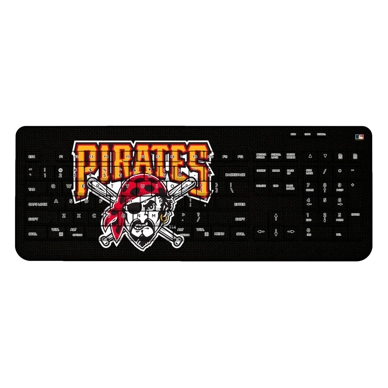 Pittsburgh Pirates 1997-2013 - Cooperstown Collection Solid Wireless USB Keyboard-0