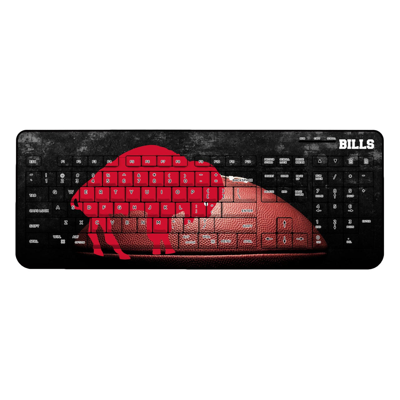 Buffalo Bills Legendary Wireless USB Keyboard-0