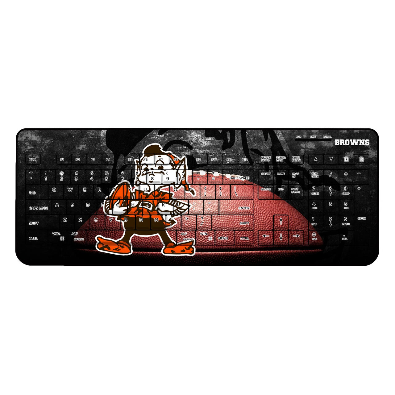 Cleveland Browns Legendary Wireless USB Keyboard-0