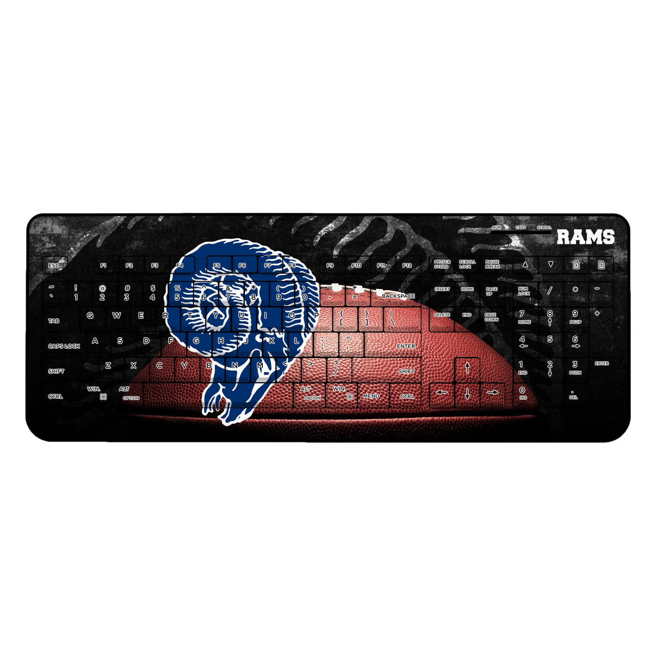 Los Angeles Rams Legendary Wireless USB Keyboard-0