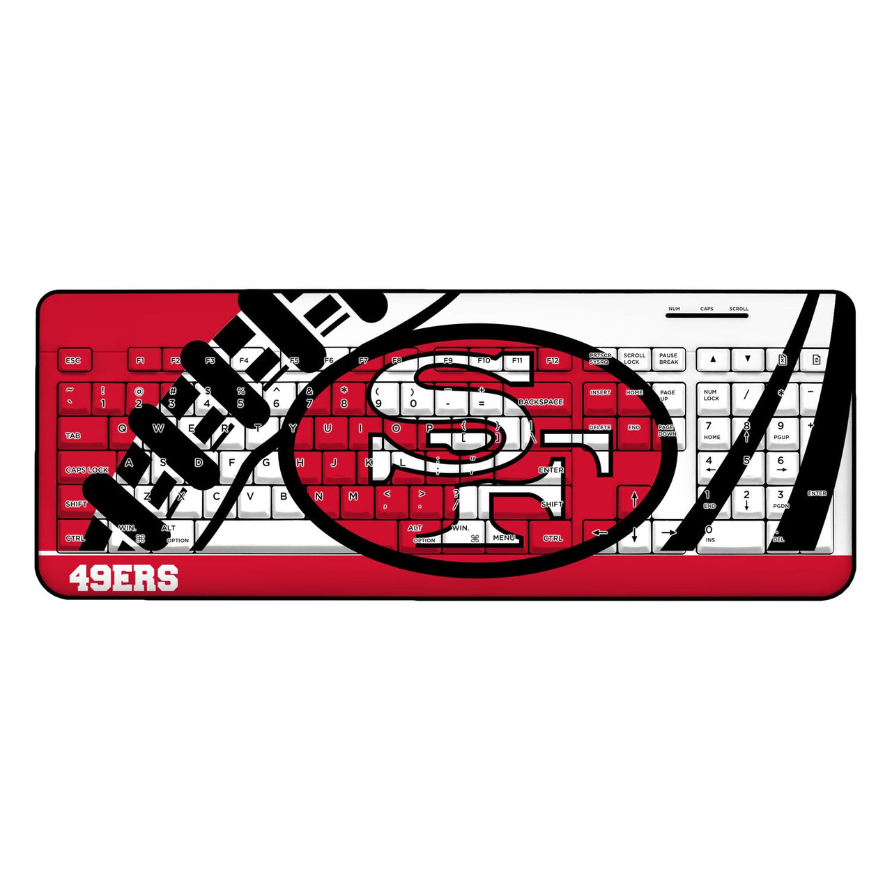 San Francisco 49ers Passtime Wireless USB Keyboard-0