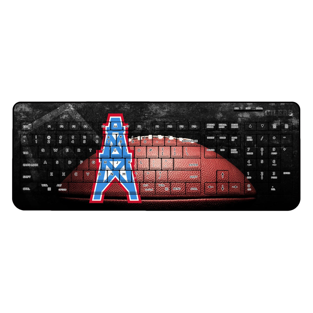 Houston Oilers Legendary Wireless USB Keyboard-0