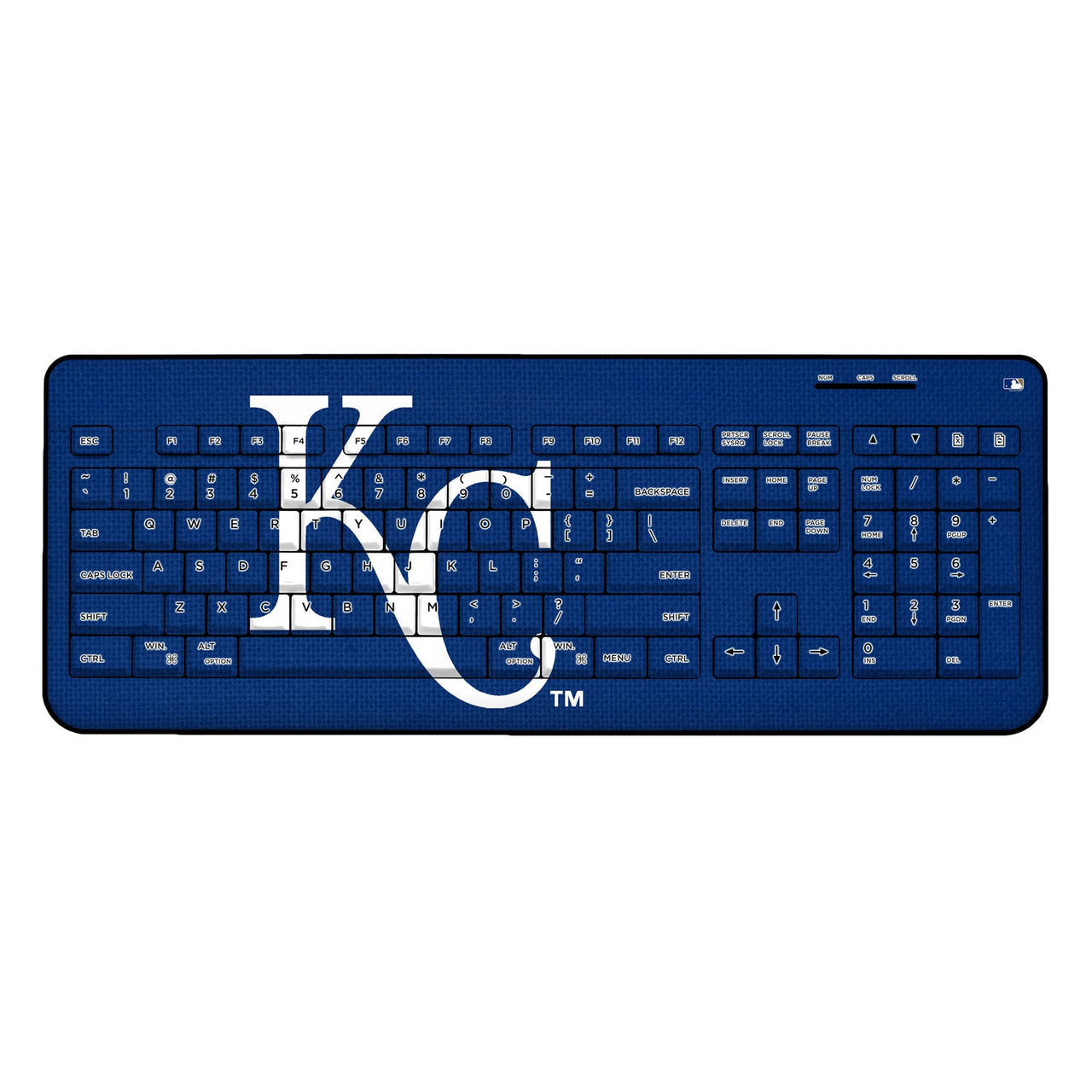 Kansas City Royals Royals Solid Wireless USB Keyboard-0