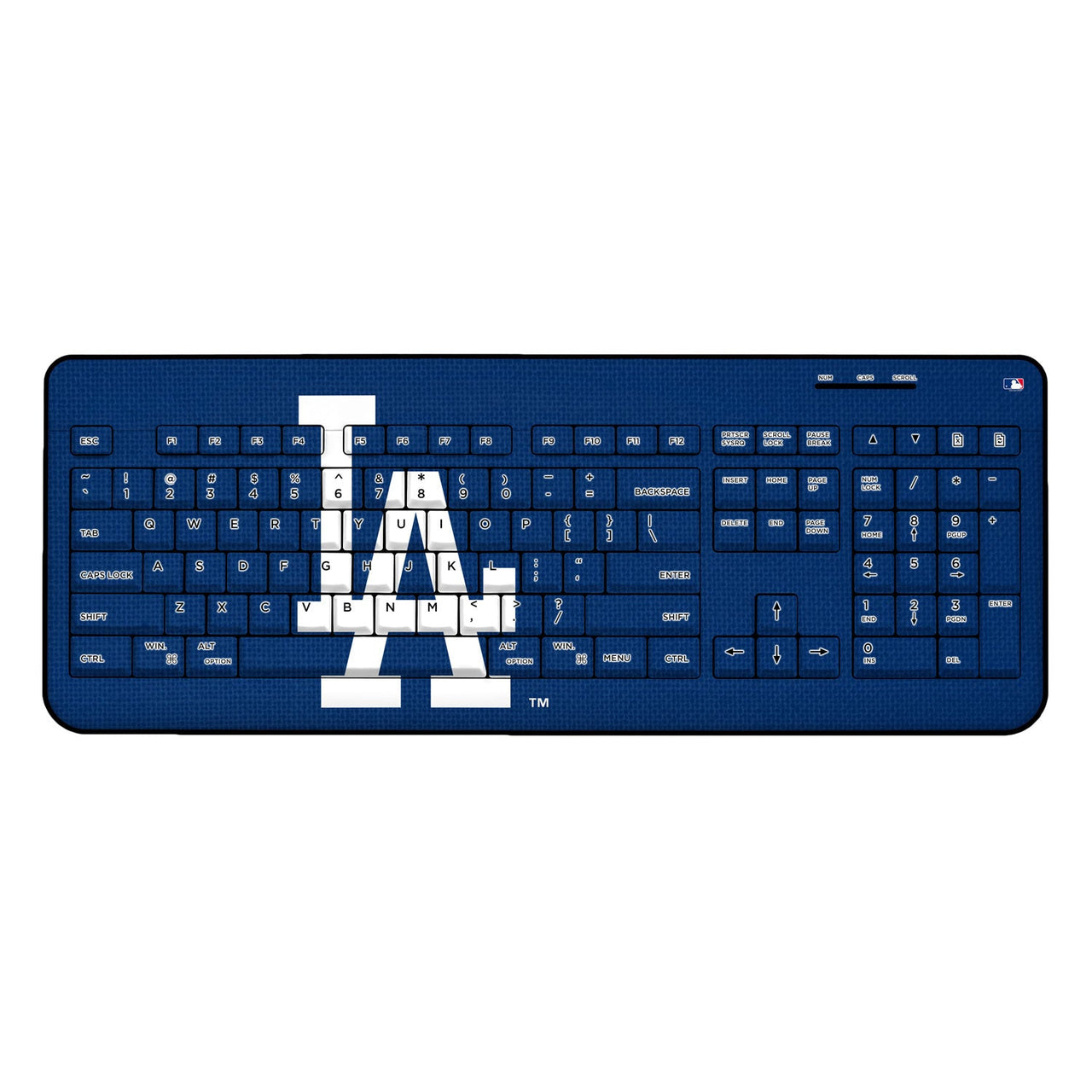 LA Dodgers Dodgers Solid Wireless USB Keyboard-0