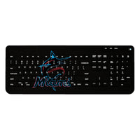 Thumbnail for Miami Marlins Marlins Solid Wireless USB Keyboard-0