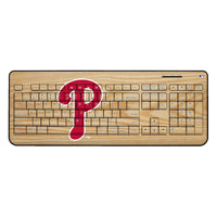 Thumbnail for Philadelphia Phillies Wood Bat Wireless USB Keyboard-0