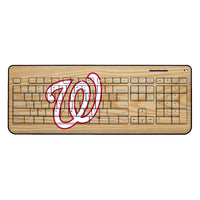 Thumbnail for Washington Nationals Nationals Wood Bat Wireless USB Keyboard-0