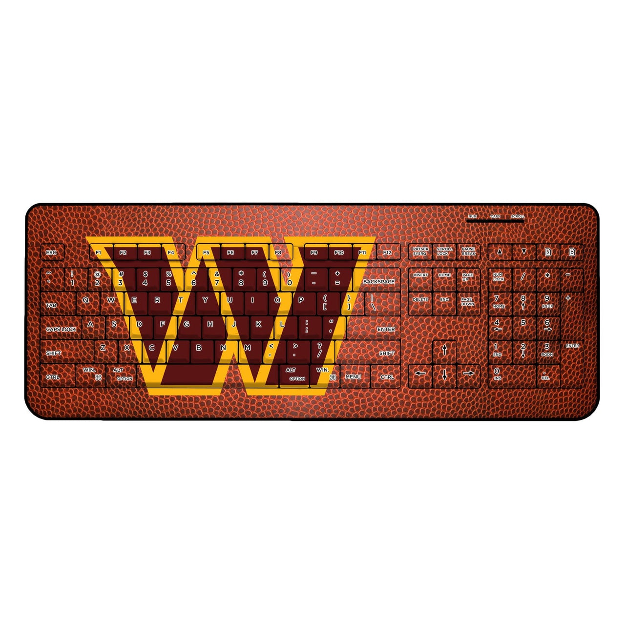 Washington Commanders Football Wireless USB Keyboard-0