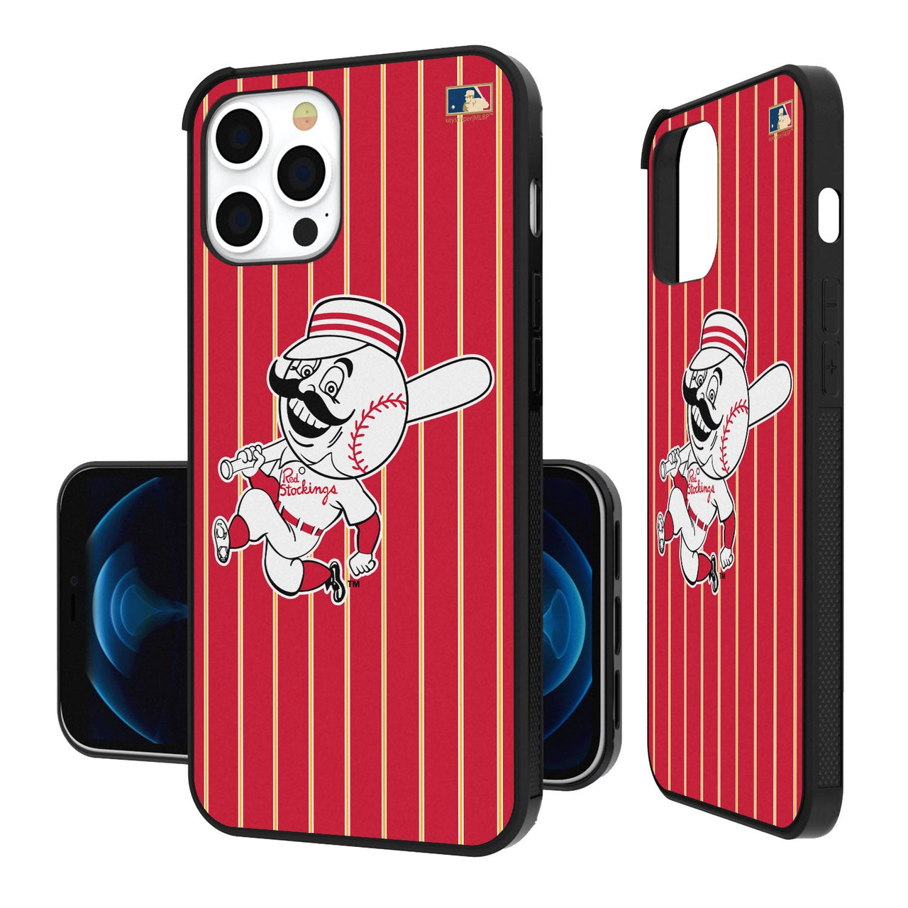 Cincinnati Reds 1953-1967 - Cooperstown Collection Pinstripe Bumper Case-4