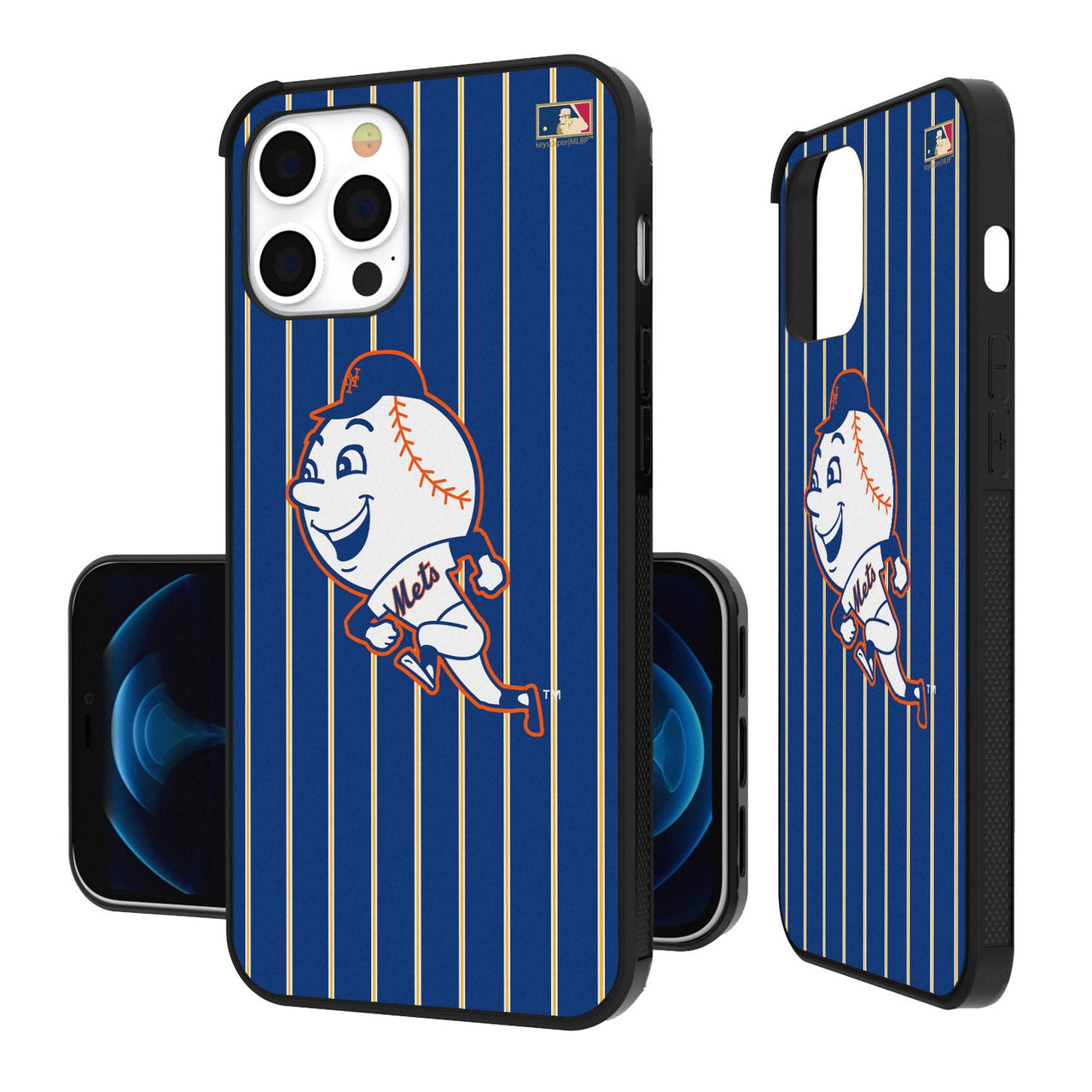 New York Mets 2014 - Cooperstown Collection Pinstripe Bumper Case-4