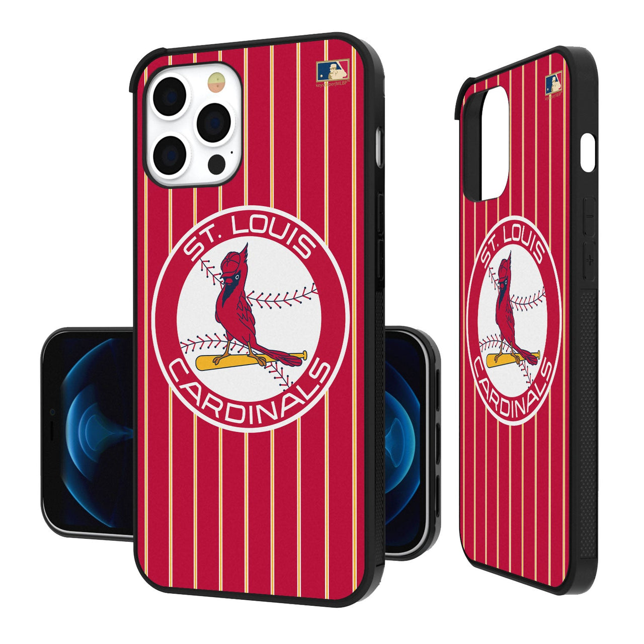 St Louis Cardinals 1966-1997 - Cooperstown Collection Pinstripe Bumper Case-4