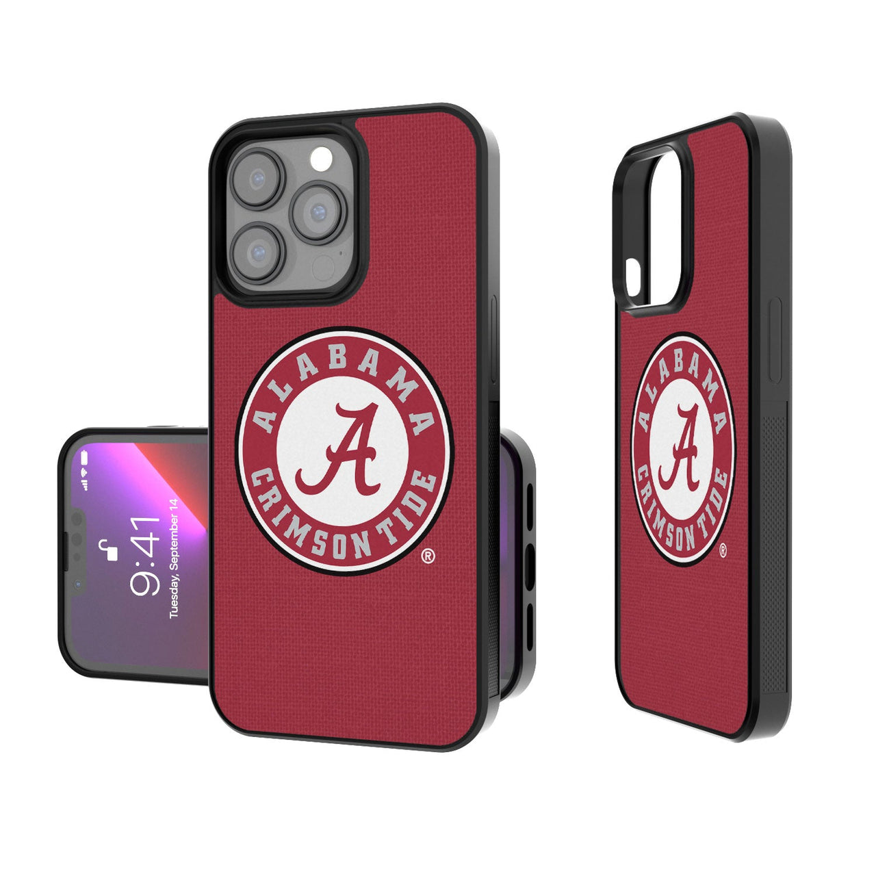 Alabama Crimson Tide Solid Bumper Case-0