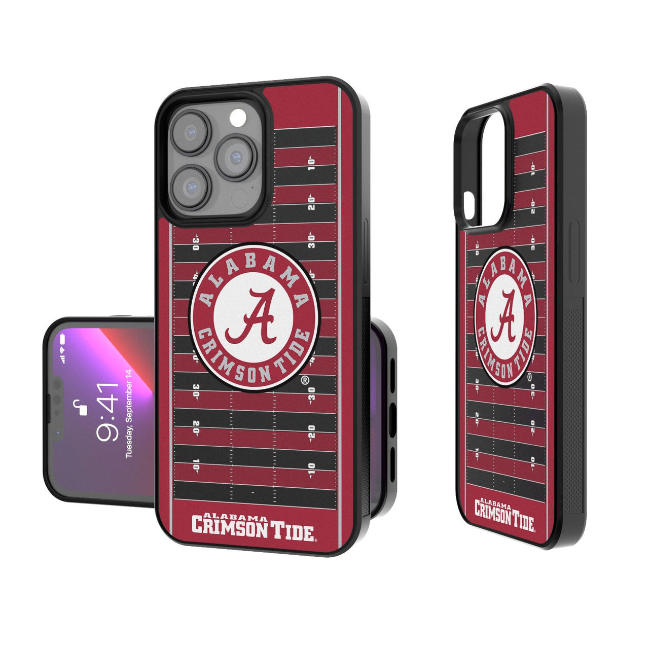 Alabama Crimson Tide Football Field Bumper Case-0