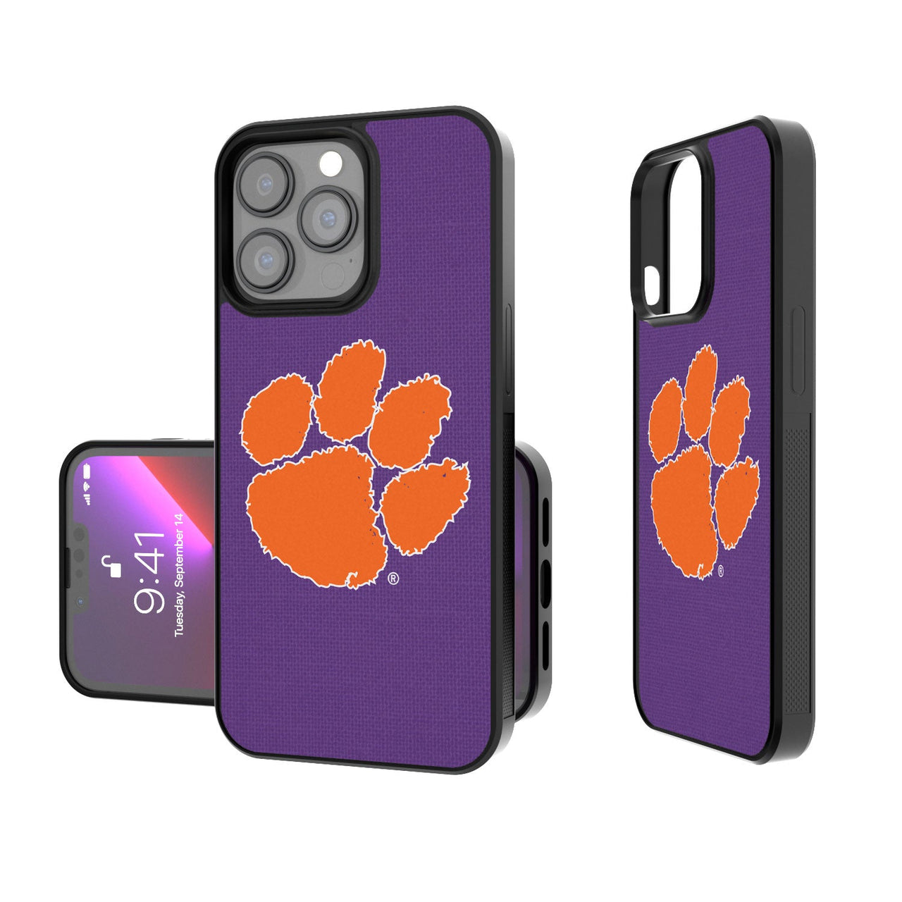 Clemson Tigers Solid Bumper Case-0