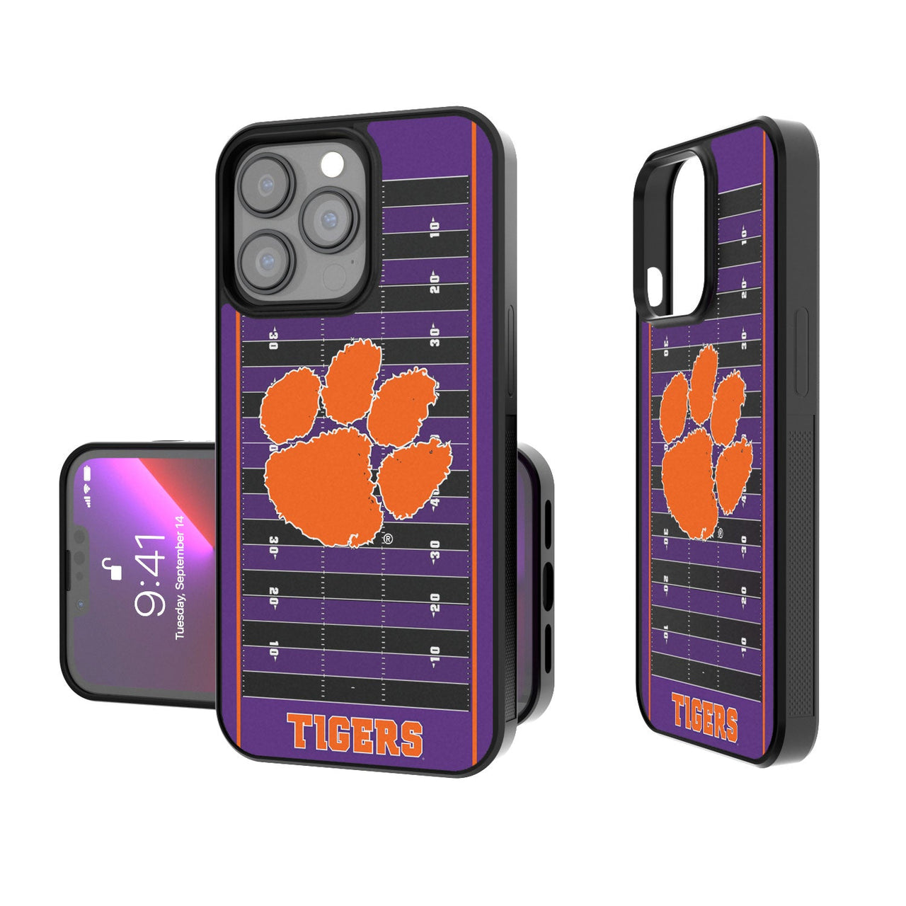 Clemson Tigers Football Field Bumper Case-0