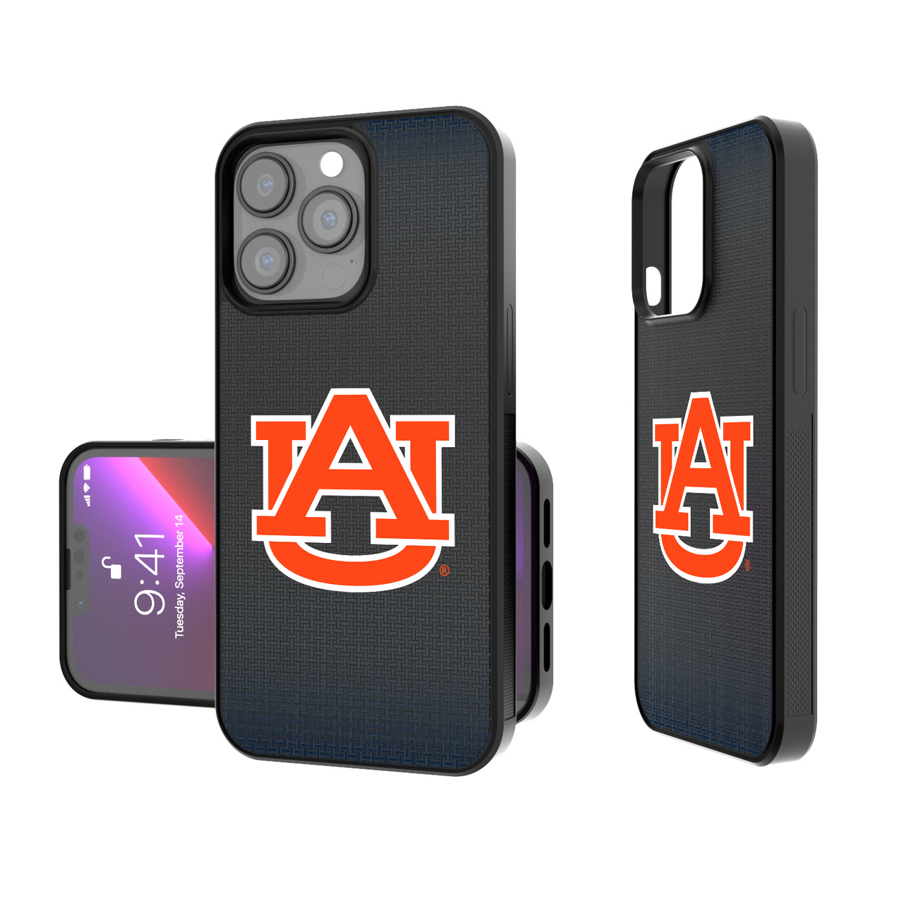 Auburn Tigers Linen Bump Phone Case-0