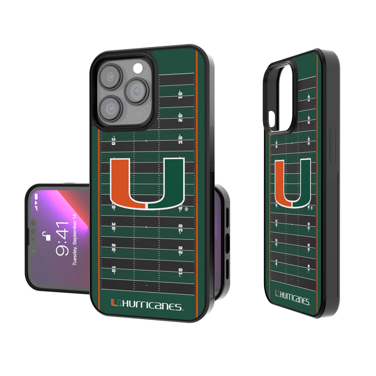 Miami Hurricanes Football Field Bumper Case-0