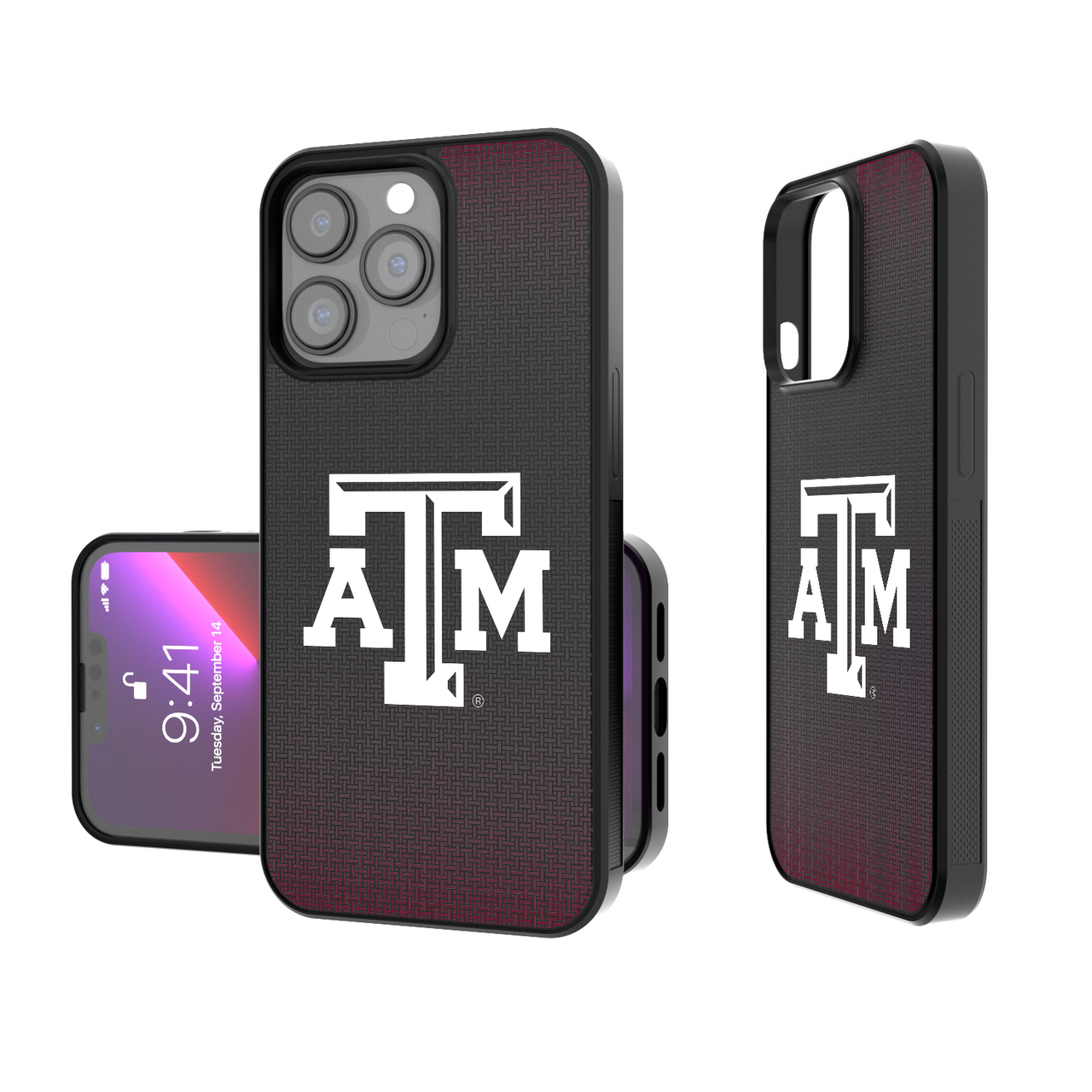 Texas A&M Aggies Linen Bump Phone Case-0