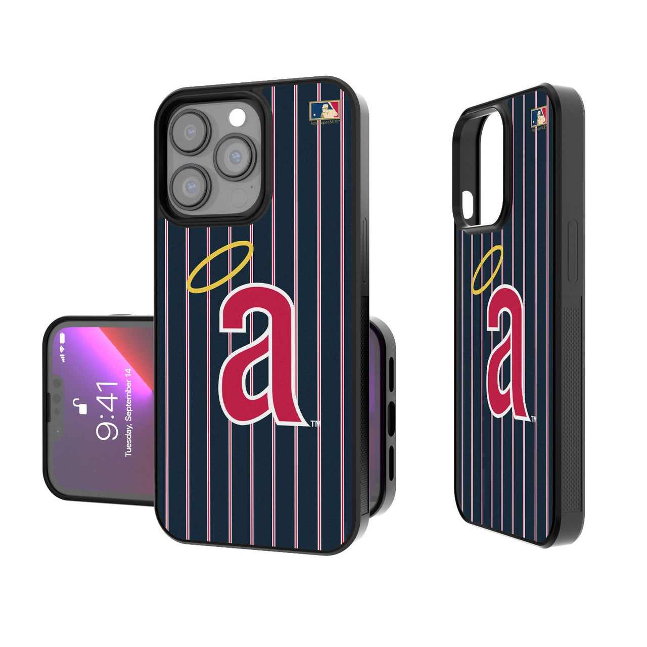 LA Angels 1971 - Cooperstown Collection Pinstripe Bumper Case-1