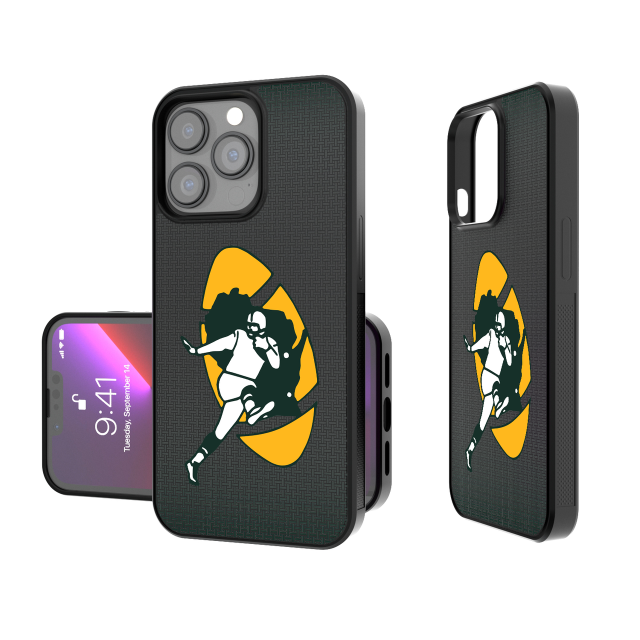 Green Bay Packers Historic Collection Linen Bump Phone Case-0