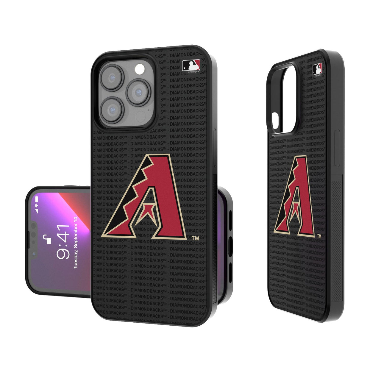 Arizona Diamondbacks Blackletter Bumper Case-0