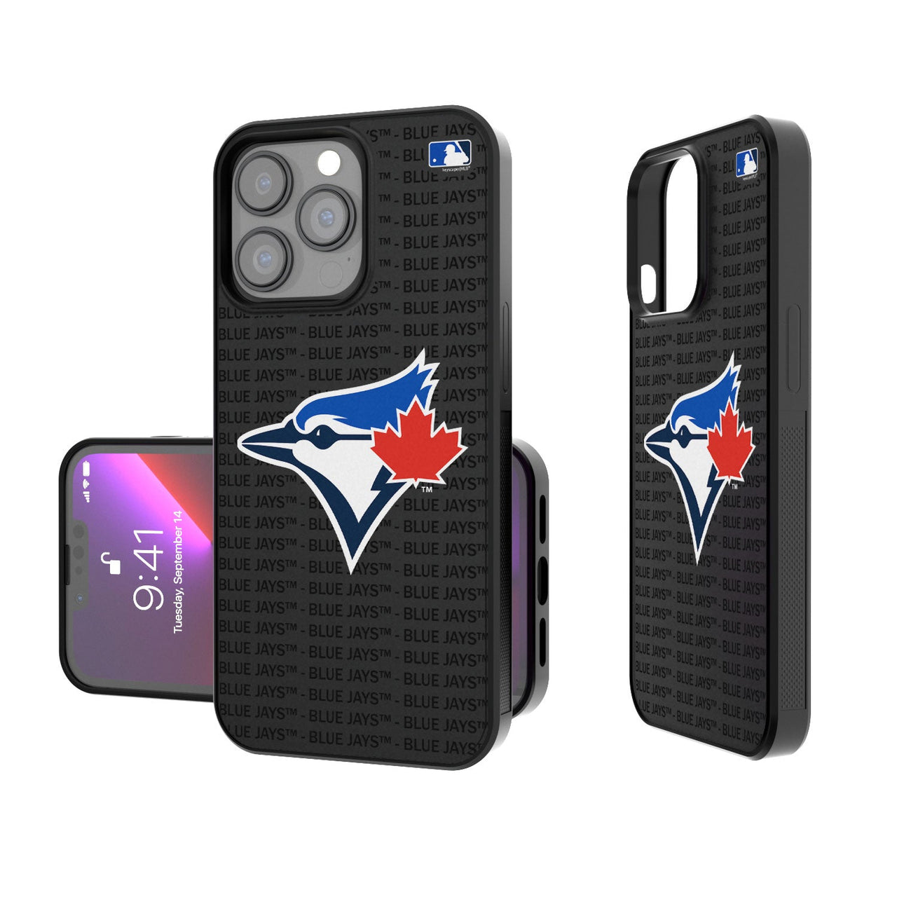 Toronto Blue Jays Blackletter Bump Case-0